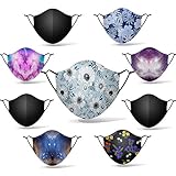 9 Pack Face Mask-Cloth Face Mask with Reusable Washable Adjustable Ear Loops