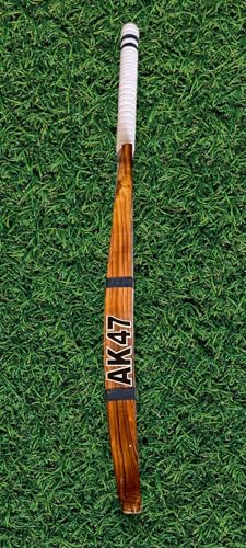 Image of AK-47 Burn Kashmir Willow Scoop Cricket Bat | 35 Inch Full Size SH | Hard Tennis Ball Cricket Bat for Adults | Premium Bat