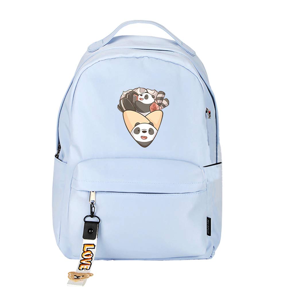 TPS Bear Crepe - Mochila pequeña para niñas, diseño de panda y té con leche