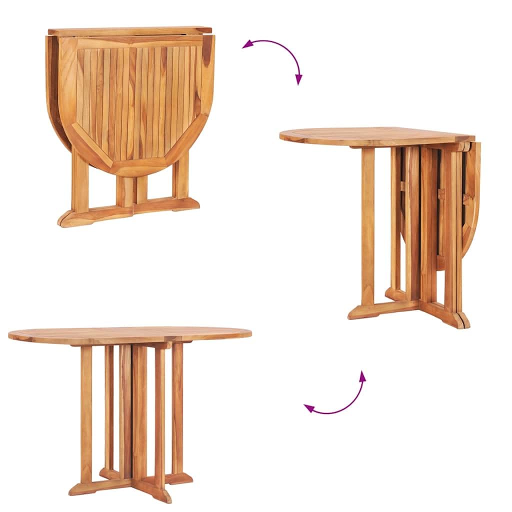 Tidyard Klaptafel, hout, inklapbaar, tuintafel, campingtafel, vierkant