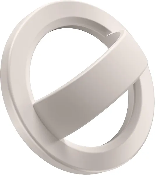 GONEZ Magnetic Phone Grip Compatible with MagSafe, Removable Silicone Loop Grip, Phone Ring Holder for Back of Phone for iPhone 17/16/15/14/13/12 Series, Stone