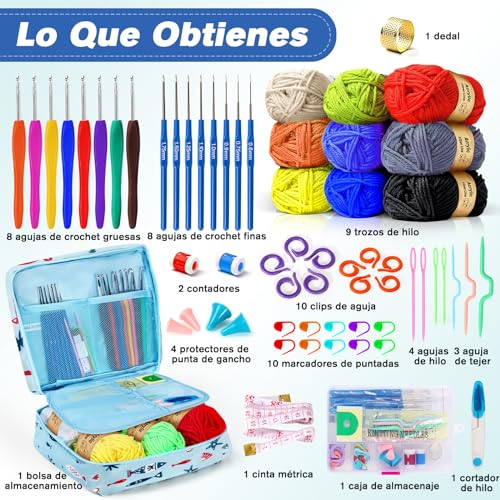 Reviews de Kits para tejer con aguja de lengüeta Top 10. 23 Kits para tejer con aguja de lengüeta marca Spardar (2)