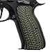 Cool Hand CZ 75 Full Size Grips with Snake Scale Texture, OD Green/Black, 0.26"