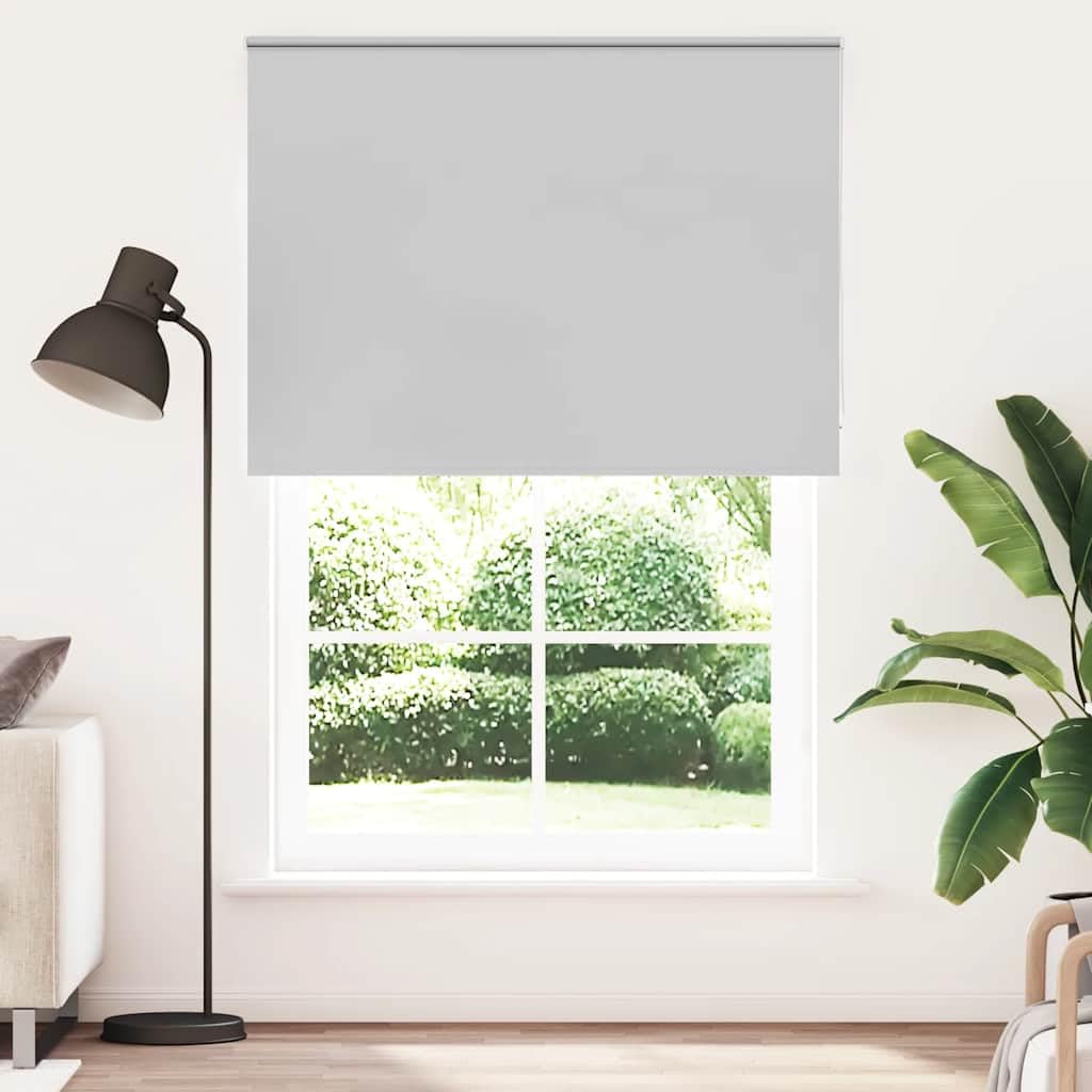 vidaXL Blackout Roller Blind, 150 x 230 cm, Fabric Width 146 cm, Day and Night Curtain, Kitchen Curtain, Blackout Roller Blind