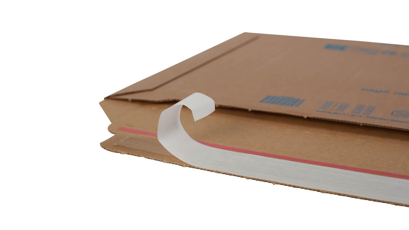 50x Kalenderversandtasche Kalenderverpackung quer 536 x 434 x 30 mm Selbstklebestreifen Braun 533 x 431 x 25 mm (Innenmaß), wiederverschließbar