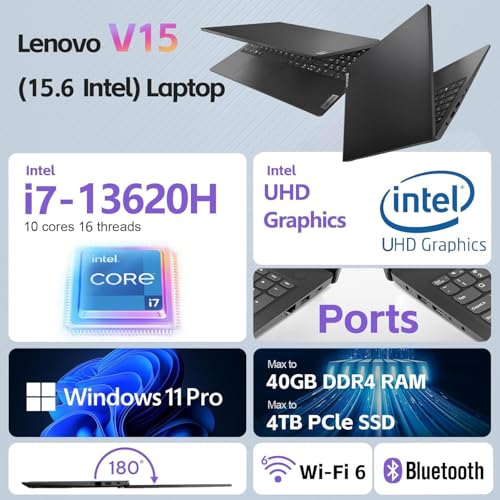 Lenovo V15 G4 Laptop i7 15.6 pulgadas FHD Business miniatura 3
