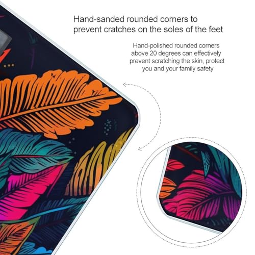 Báscula digital de alta precisión con diseño tropical miniatura 4