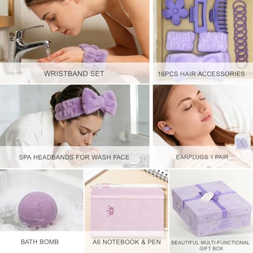 Image of Get Well Soon Gifts for Women, 33 Pcs XXL Bath and Body Gift, Skin Care Set, Self Care Gifts Set, Mother's Day, Birthday, Home Spa Kit, Holiday, Christmas, facial care kit for Mom Her Wife Girlfriend