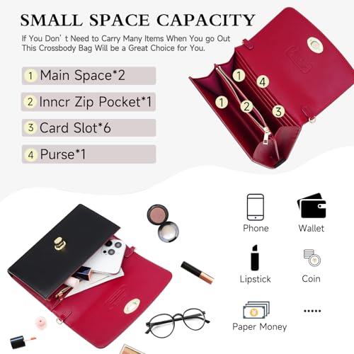 Small Crossbody Bags for Women,PU Leather small Shoulder Purse Bag,Lightweight Functional For Everyday Use3