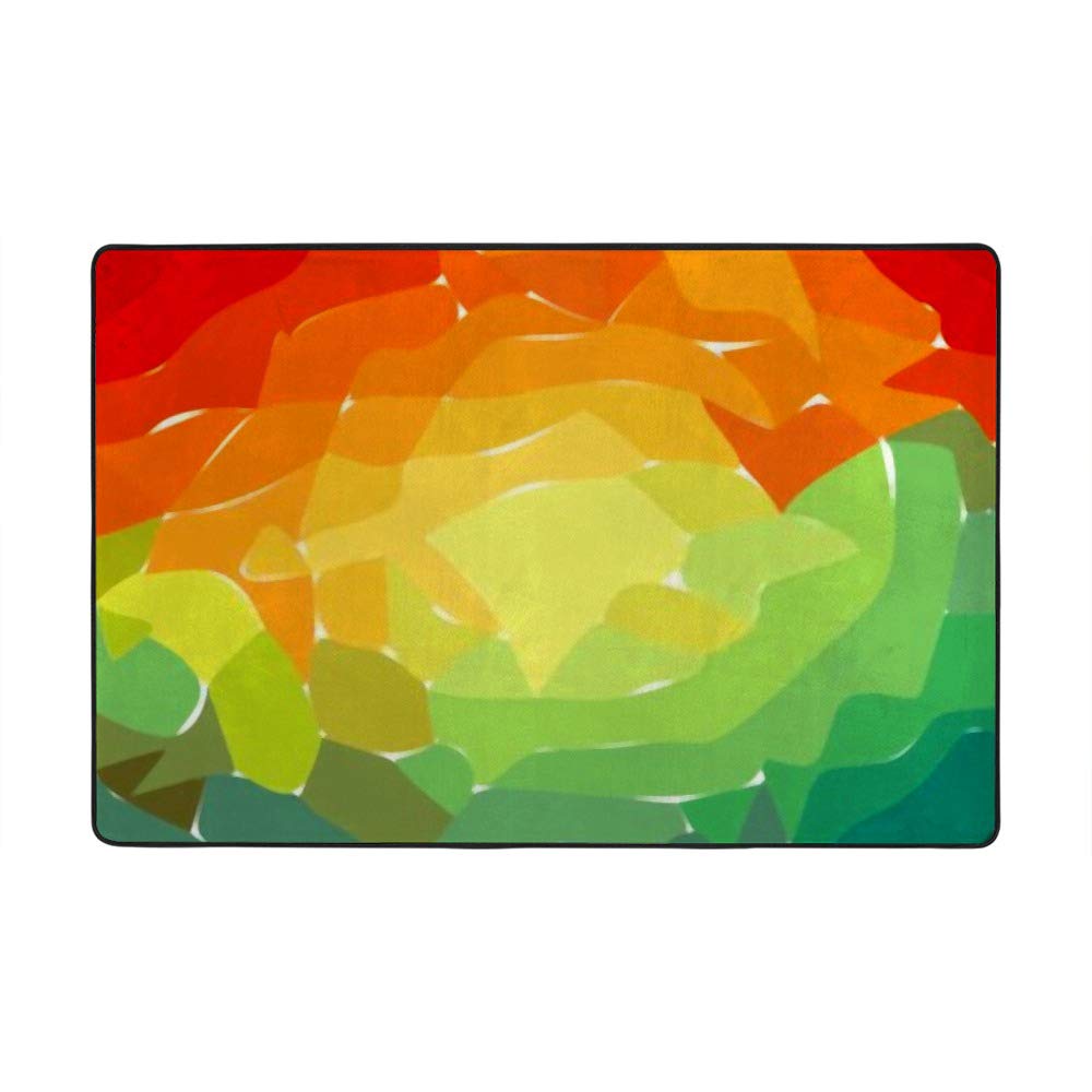 Tapis en velours corail haut de gamme grand format pour salon élégant