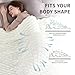 Wellfeel Knitted Weighted Blanket for Adult, No Beads Heavy Blanket 48” x 72'' 12lbs, Breathable Chunky Knit Blanket, Cooling Weighted Blanket for Hot Sleepers, Christmas Home Decor (Ivory White)