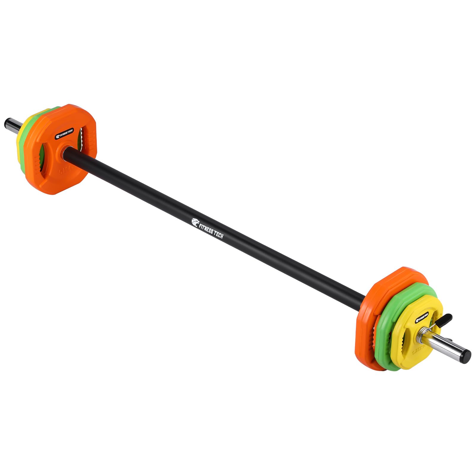 Set de Pesas y Barra 20 Kg, Kit Completo de Body Pump, Entrenamiento Funcional en Casa, Perfecto para Definición, Musculación y Tonificación, Equipo de Gimnasio en Casa