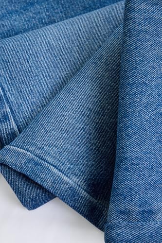 Image of SNITCH Men Casual Jeans | Relaxed Fit Straight Leg Washed Pattern & Drawstring Closure | 100% Cotton Denim Fabric for All Day Comfort & Everyday Wear