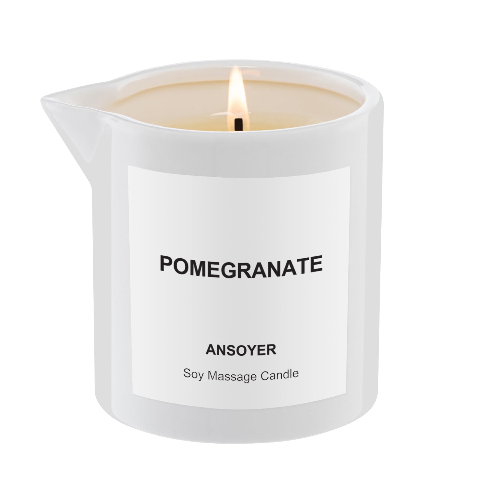Velas de Masaje - Hidratación y Nutrición para SPA en Casa - Regalo increíble para Mujeres y Hombres - 230g (Granada)