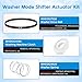 2025 New Upgraded WH03X30517 Washer Mode Shifter Actuator & WH01X27538 Washer Drive Belt & WH05X24185 Washing Machine Clutch & WH01X24434 Washer Spring for GE