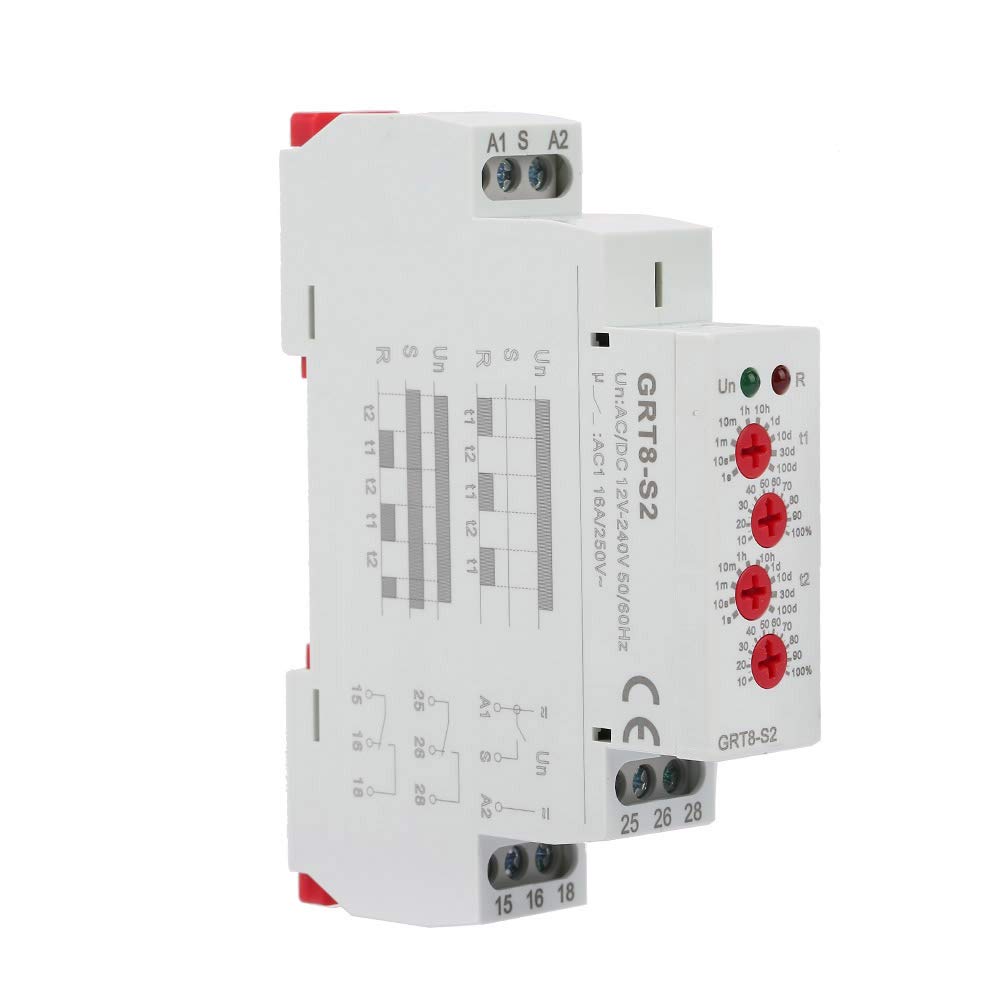 Super Wide Cycle Timer Relay, Cycle Timer, Small Volume for Electric Circuit Home