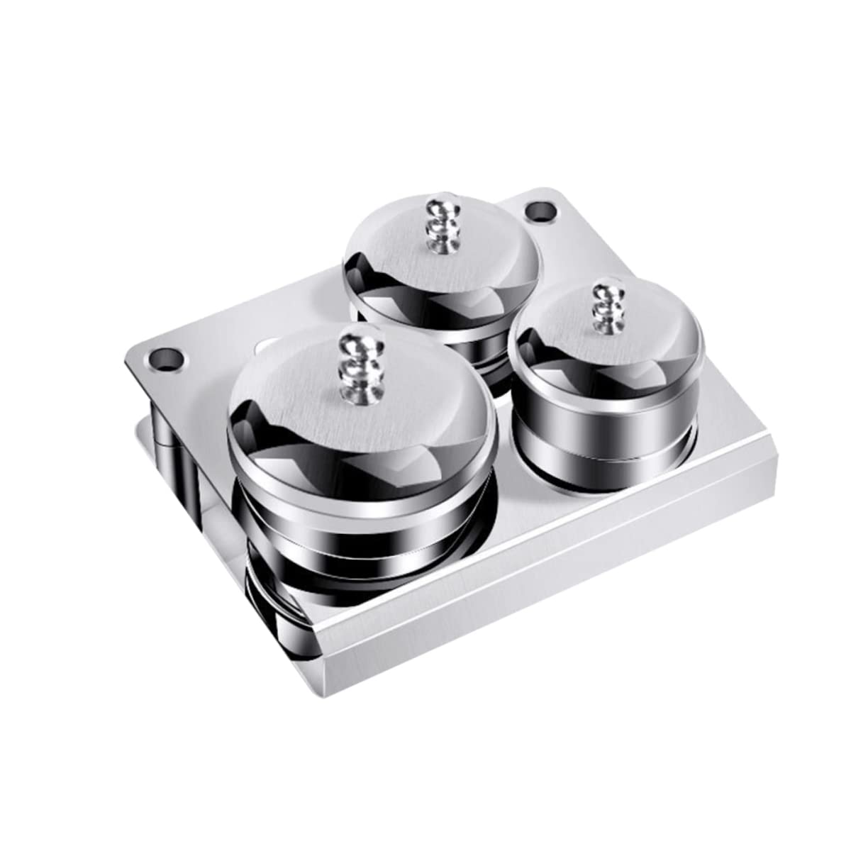 minkissy 3piezas Kit De Manicura Profesional Completo Inoxidable Recipientes Para Líquidos y Polvos Herramientas Para Estilizar y Decorar Uñas