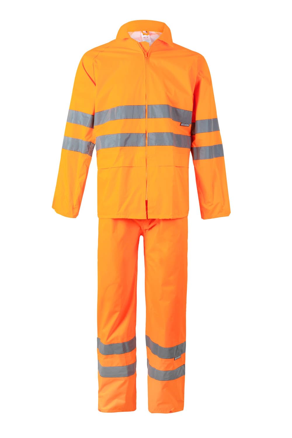 VELILLA 189 - Combinaison de pluie deux pièces ; couleur orange fluo ; taille 3XL, Orange fluo, 3XL
