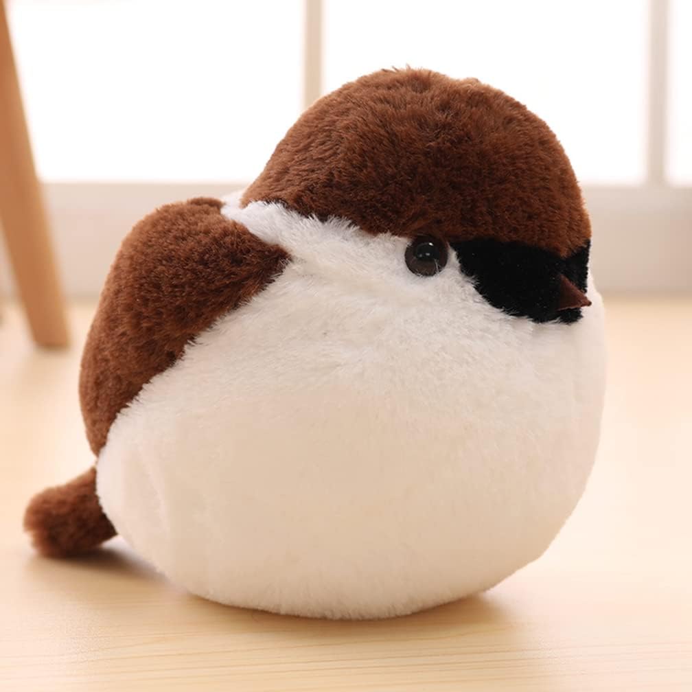 抱き枕 スズメ もちもち ぬいぐるみ 柔らかく 洗える 添い寝枕 癒される抱き枕 可愛い 気持ちいい抱き枕 雀 丸っこい 動物クッション 多機能 椅子 ソファー背当て ふわふわ 雀グッズ 35 28cm リアルインテリア クリスマス 宅配