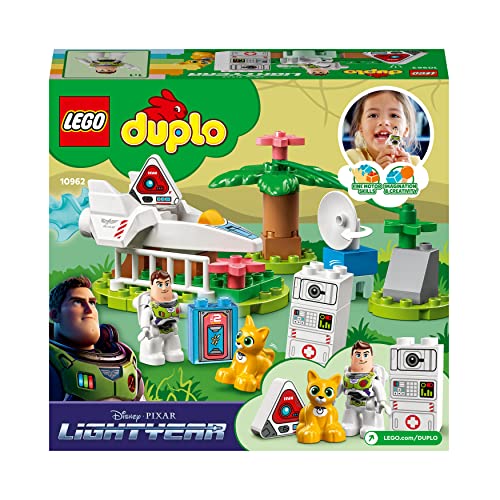 LEGO 10962 DUPLO Disney and Pixar Buzz Lightyears Planetenmission Weltraum-Spielzeug mit Raumschiff und Roboter für Kleinkinder ab 2 Jahre, Mädchen und Jungen – Bild 8