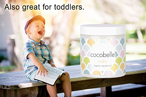 Cocobelle Baby Pure & Gentle Premium 100% Organic Virgin Coconut Oil For Babies – Perfect For Dry Skin, Eczema, Scalp/Cradle Cap, Bottom Balm, Nappy Rash Balm, Sores, Flaky Skin & Baby Massage Oil #TOP4