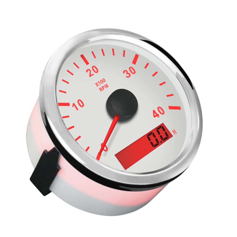 エンジンの Eling 回転計 0 4000rpm タコメーター Rpmタコゲージ 車 トラック ボート ヨット用の時間計付き 85mm バックライト付き 12v 24v アロアロオンライン があり エンジンの Eling 回転計 0 4000rpm タコメーター Rpmタコゲージ 車 トラック ボート ヨット用の時間計付き 85mm バックライト付き 12v 24v アロアロオンライン があり