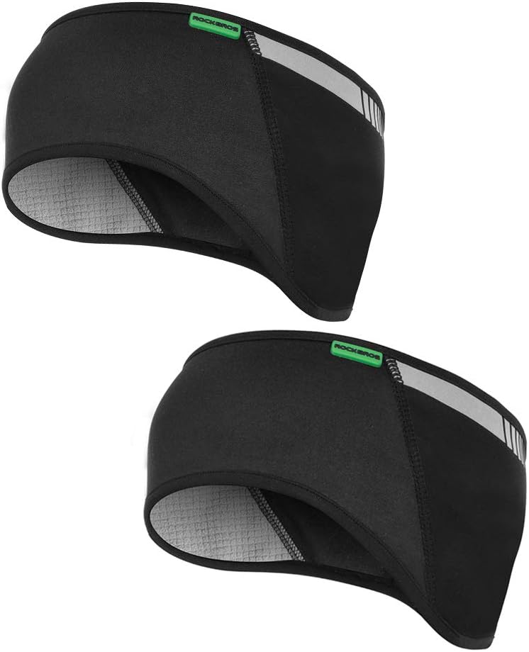 ROCKBROS Fleece Ear Warmers Headband Men Women for Running Cycling Biking Warm Ski Ear Band for Winter Cold Weather
