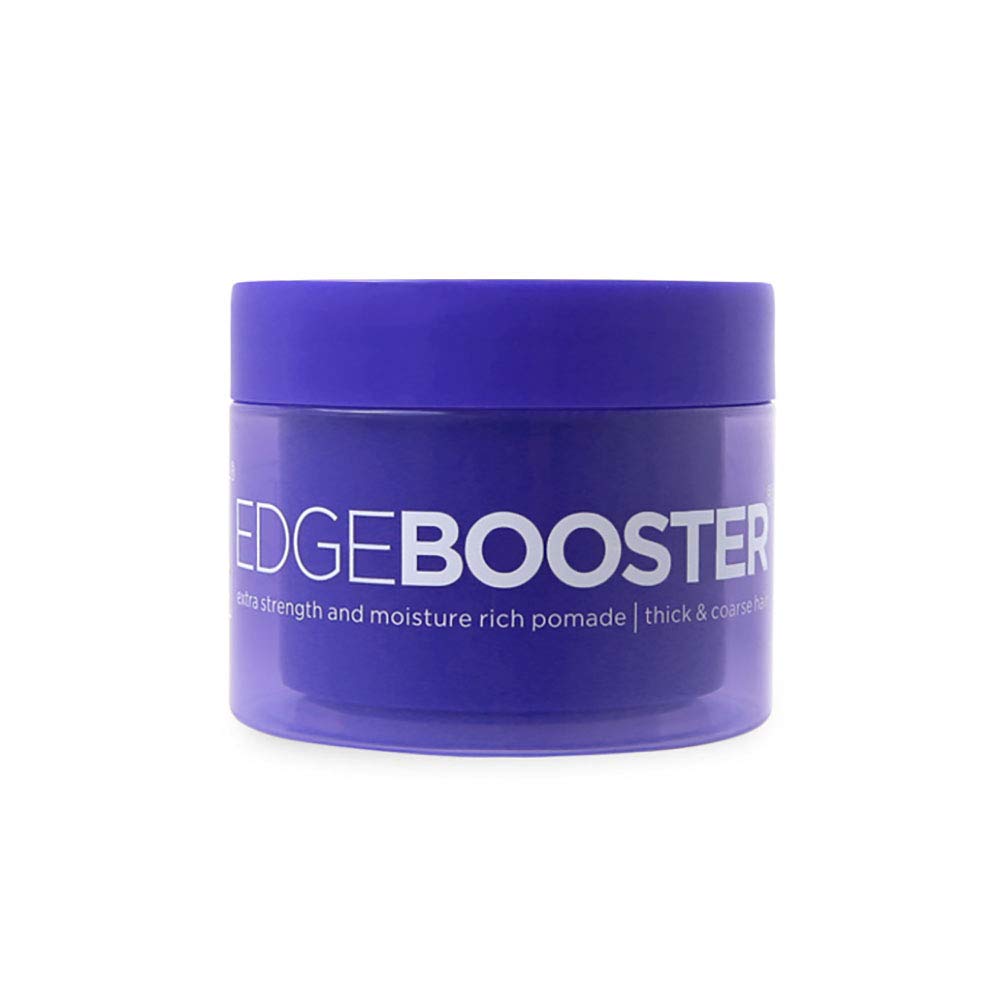 Style FactorEDGEBOOSTER Extra Strength and Moisture Rich Pomade for Thick and Coarse Hair | Blue Sapphire 3.38oz (100mL)