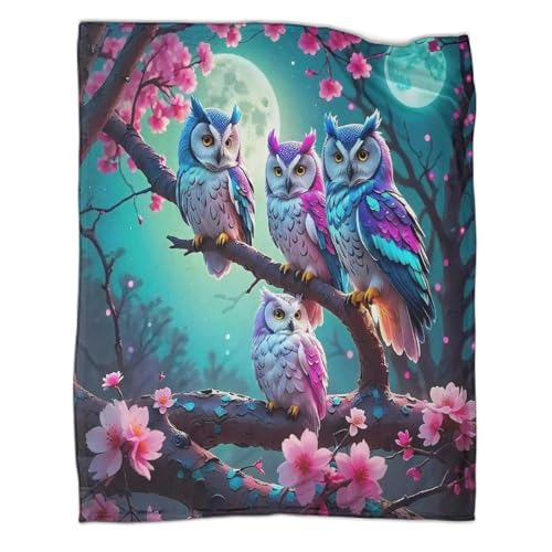 Couverture de lit douce Hiouf avec impression 3D et microfibre premium - 3