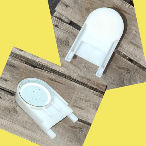 AukBeeFun 6 Pack Bee Feeders for Hives Mason Jar Sugar Water Feeder for Bees - Image 3