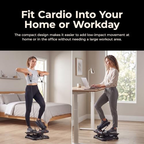 Sunny Health & Fitness Smart Power Stepper with Resistance Bands for Cardio - image 8