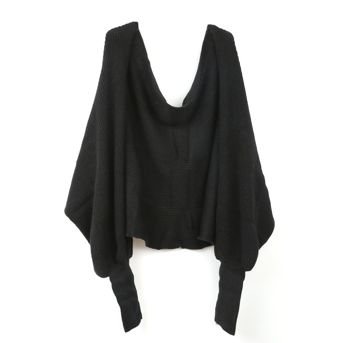 Bufanda de punto negra unisex para protegerte del frío con total comodidad 6