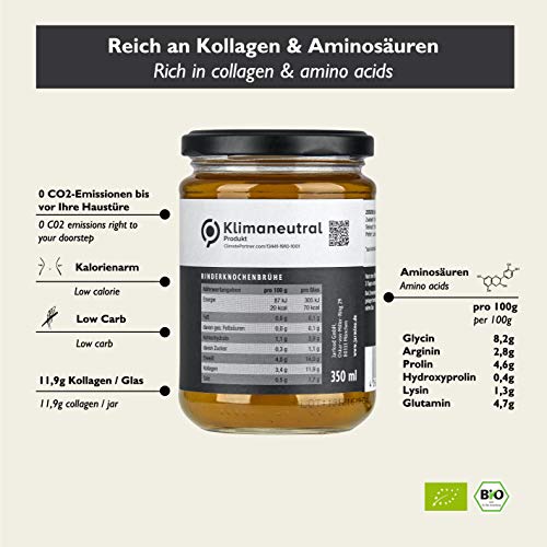 Jarmino organische bot bouillon van rundvlees grazen 4x 350ml fijnste