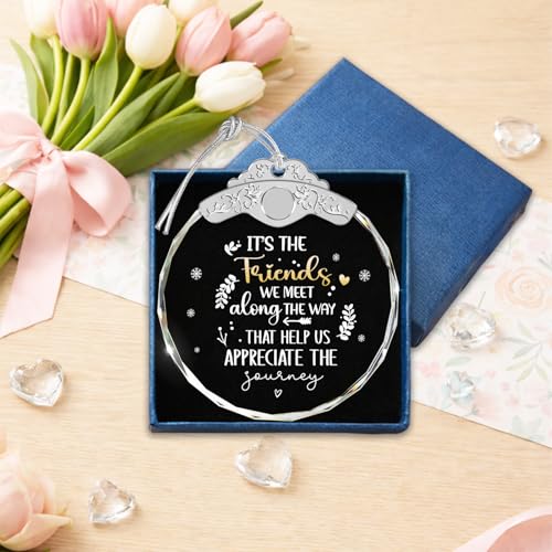 Giftelix Glass Ornament - It's The Friends WE Meet - Best Friend Ornaments - Gift for Women, BFF,...