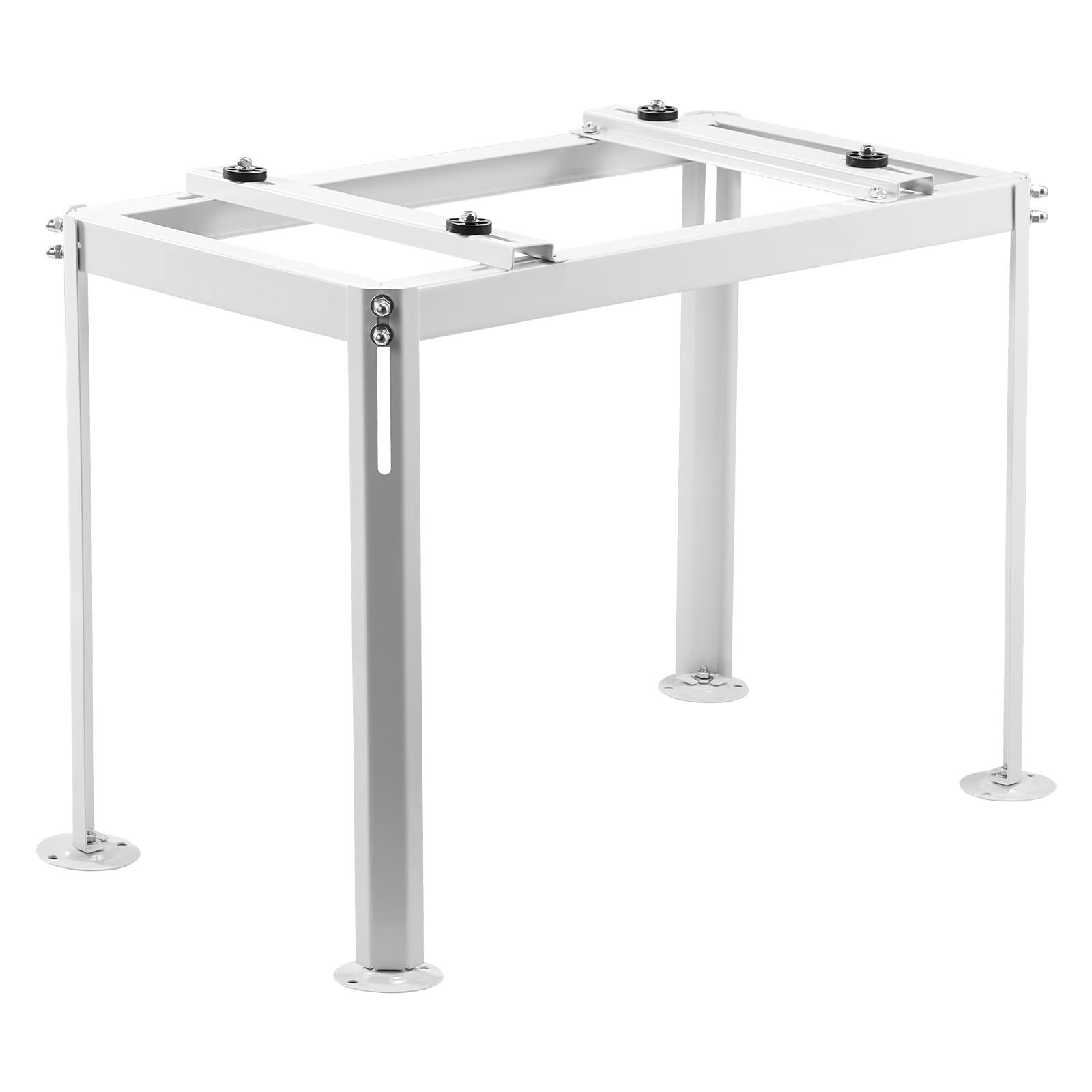 VEVOR Mini Split Ground Stand, Adjustable Anti-Vibration Mini Split Stand for 9000-18000 BTU Ductless Air Conditioner Heat Pump, Heavy Duty AC Base