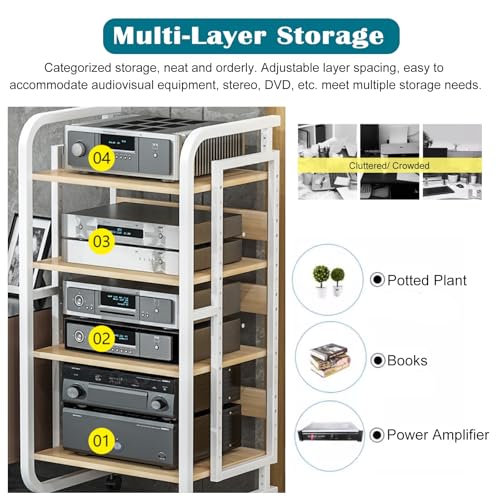 Support multimédia AV à niveaux pour optimiser l'espace du salon - 7