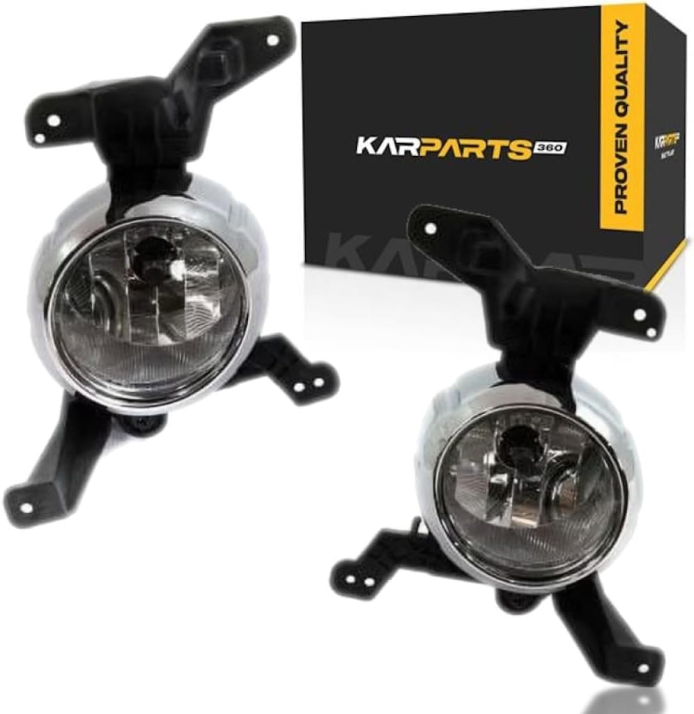 CarLights360 For 2011-2013 Kia Sorento Pair Fog Lights Driver and Passenger Side KI2592122 KI2593122 | 92201 1U000 92202 1U000