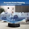 Robot Vacuum and Mop with LiDAR Navigation, 6000Pa Robotic Vacuums with Mapping, Automatic Self-Recharging, 2.4G WiFi/App/Alexa/Remote Control for Pet Hair,Hard Floor,Carpet