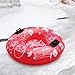 Aymzbd Inflatable Snow Tube with Handles Accessories Heavy Duty Gift Inflatable Sled Winter Snow Tube for New Year Skiing Outdoor