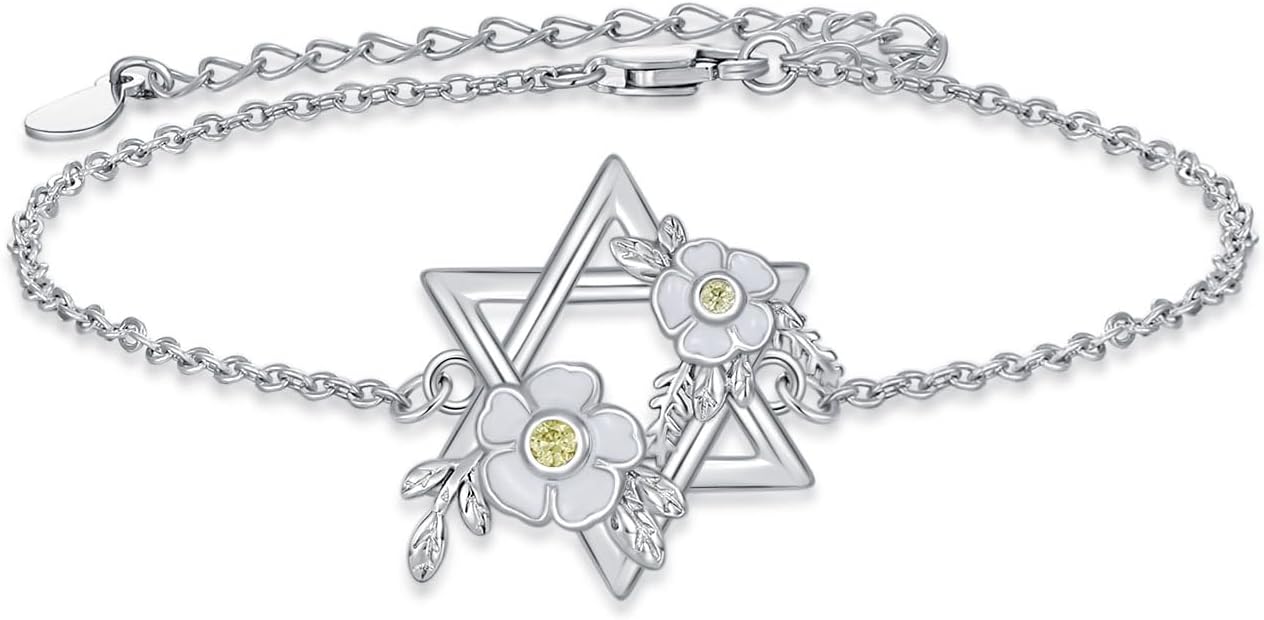 Hamsa/Evil Eye/Life Tree/Cross/Lotus/Infinity Bracelet for Women 925 Sterling Silver Religious Bracelet Jewelry Gifts for Girls