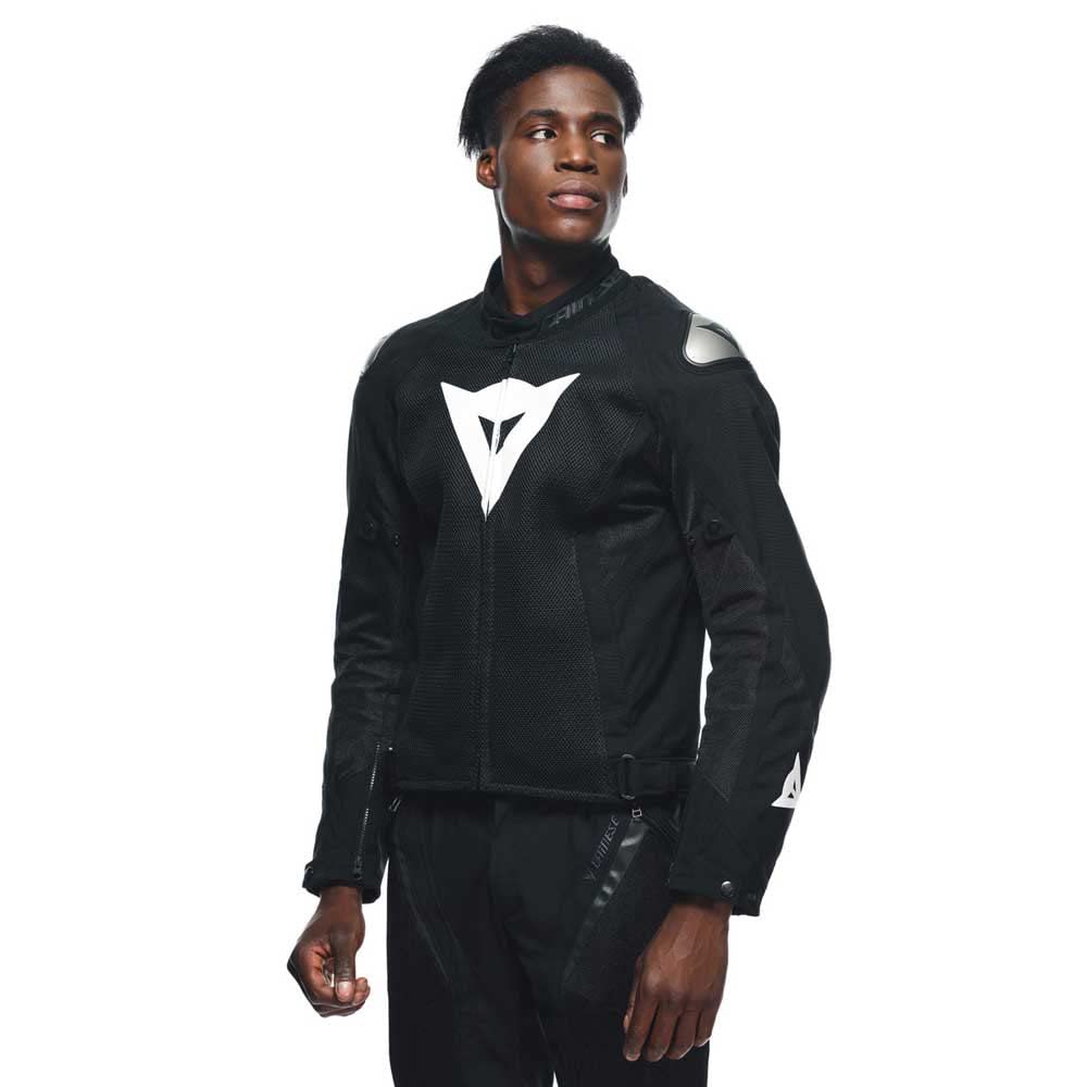 DAINESE Energyca Air Tex Jacket Giacca Moto in Cordura Uomo, Giubbotto Resistente all'Abrasione con Fodera Antivento, Giacca Traspirante con Protezione Spalle Sostituibile Uomo (Pacco da 1)