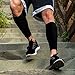 Mava Sports Calf Compression Sleeve Support for Men and Women - Perfect Shin Sleeve for Gym Workout, Running, Leg Cramps,Pain Recovery, Shin Splints and Sore Muscles (Gold, Large)..