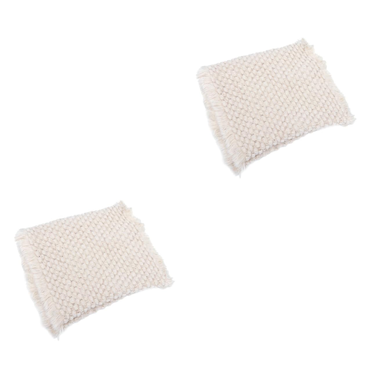 Tapis de photographie beige pour apaiser bébé pendant ses photos