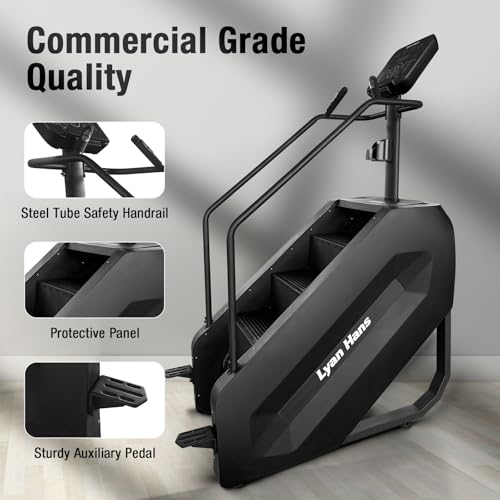 Image of Stair Stepper, Commercial Grade Stepper Machine, Stepmill for Exercise at Home, Stair Climber for Cardio and Lower Body Workouts,15 Speed Levels, 660LBS Capacity, 15-165 Steps /Minute