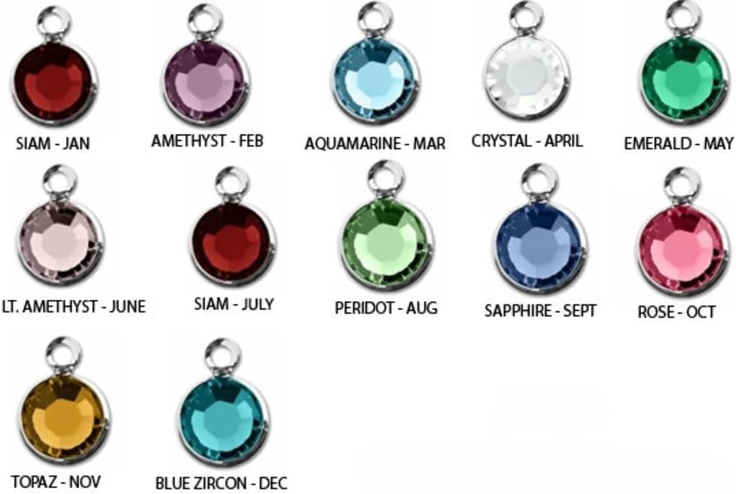 Personalized Om Necklace with Birthstone – Sterling Silver Spiritual Jewelry for Women – Yoga Meditation Necklace – Custom Birthstone Gift for Her - Image 4