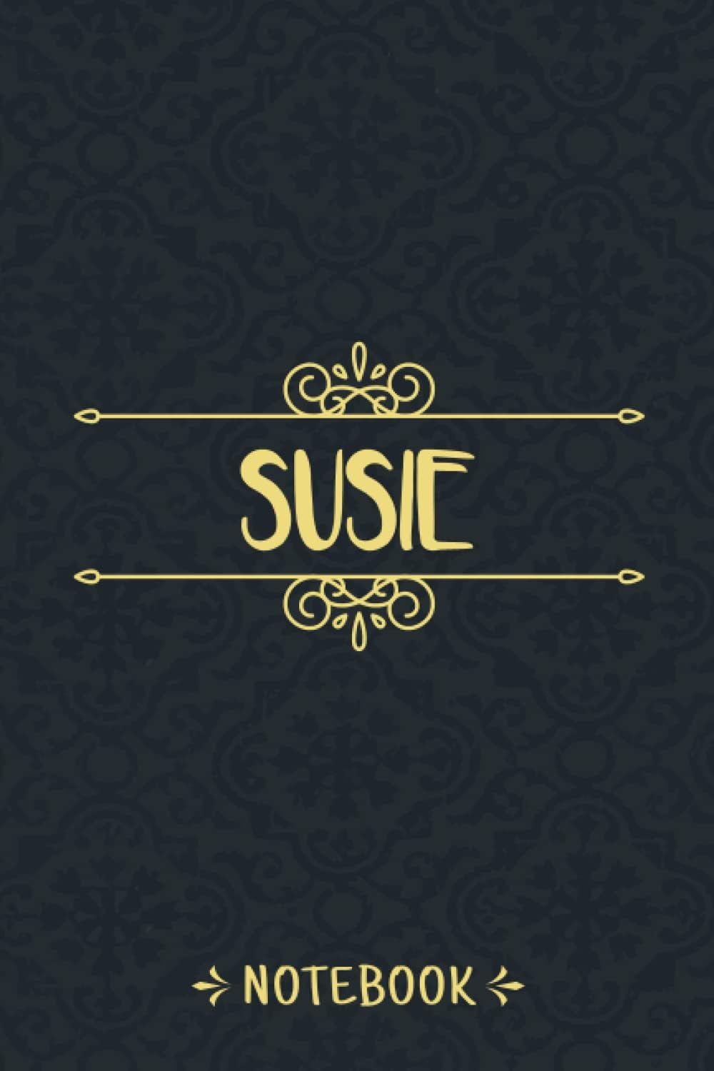 Susie Notebook: Personalized Notebook With Name For Susie, Birthday Gift For Girls and Women, 6x9, 120 College Ruled Page, Matte Finish Cover, Vintage Journal For Men, Kids, Students and Boys