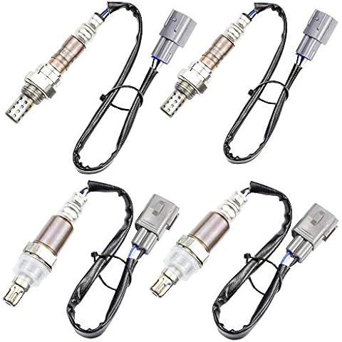 higherbro 4x Air Fuel Ratio Oxygen O2 Sensor 1 & 2 for Toyota Tundra 2005 2006 4.0L 4.7L Upper Lower Upstream + Downstream Cover
