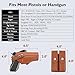 Shoulder Holster General Horizontal Gun Holster Adjustable PU Leather for Concealed Carry with Double Magazine Pouch - Fit 1911, Glock 17/19/23 and Most Kinds of Pistols- for Right Hand use