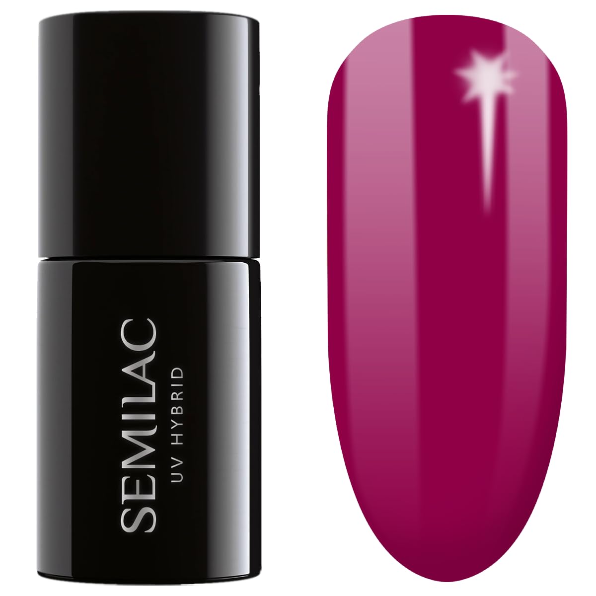 Semilac Esmalte Semipermanente UV 436 Powerful Burgundy 7ml