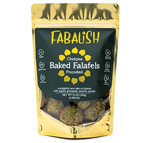 FABALISH Baked Falafel | Vegan, Gluten Free, Organic and Clean Ingredients | Plant-Based